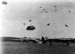parachutes falling